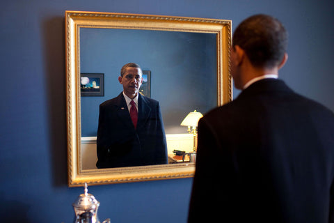 Man in the Mirror, Moments Before Oath of Office, U.S. Capitol
